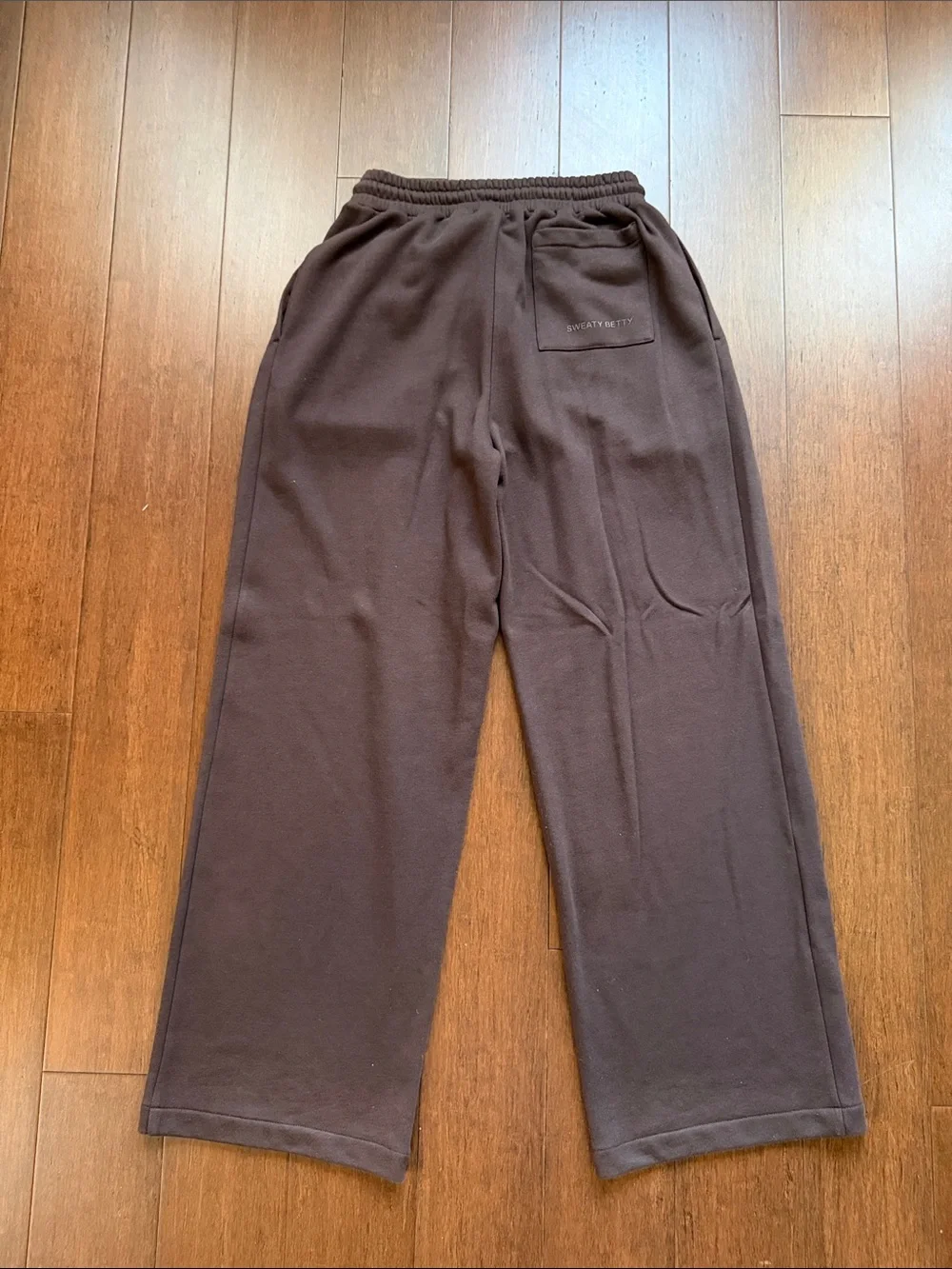 Sweaty Betty Men's Brown Wide-Leg Drawstring Joggers